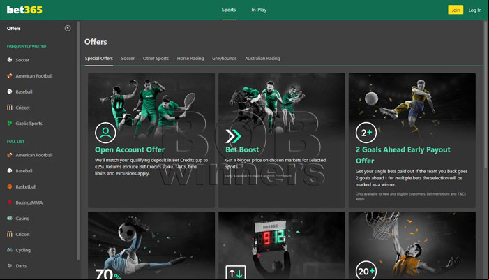 Bet365 Screenshot