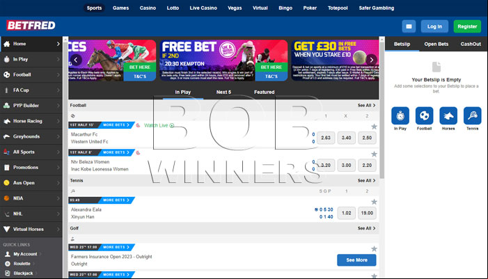 betfred Screenshot